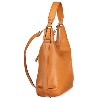 Arancione Damenhandtasche aus Leder