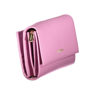 Cartera para mujer de cuero violeta