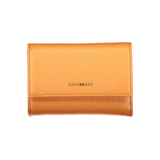 Cartera para mujer de piel naranja