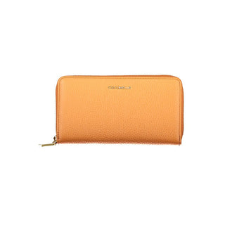 Cartera de cuero para mujer Arancione