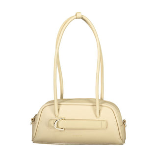 Bolso de mujer de piel beige