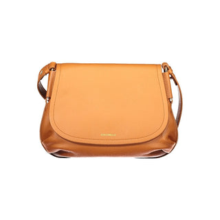 Bolso de cuero naranja para mujer