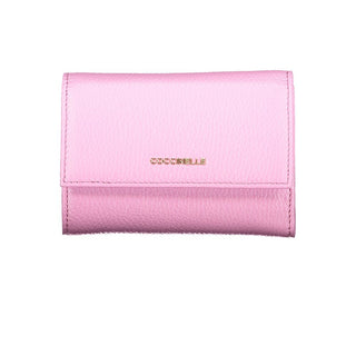 Cartera de mujer de cuero violeta