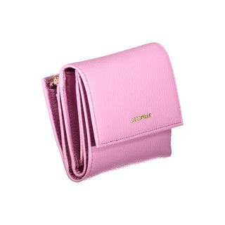Cartera de mujer de cuero violeta