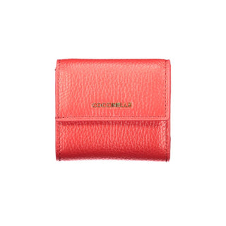 Cartera de mujer de cuero rojo