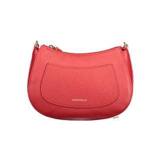 Bolso de mujer rojo de cuero
