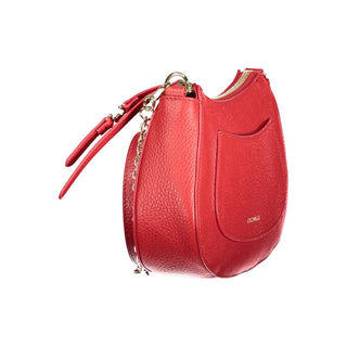 Red Leather Women Handbag