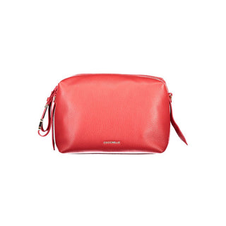 Bolso de cuero rojo para mujer