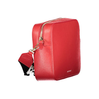 Bolso de cuero rojo para mujer