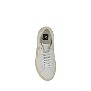 White Calf Leather Bos Taurus Low Top Sneakers