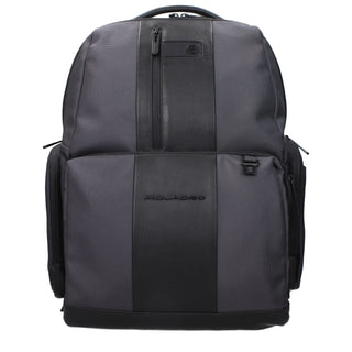 Gray Nylon Backpack