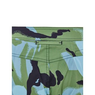 Mehrfarbige Polyamid-Badeshorts