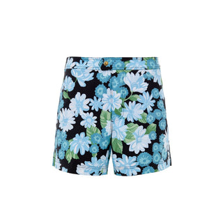 Pantalones cortos de natación de poliamida azul