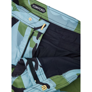 Mehrfarbige Polyamid-Badeshorts