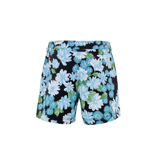 Pantalones cortos de natación de poliamida azul