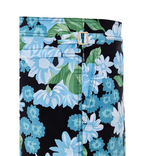 Pantalones cortos de natación de poliamida azul