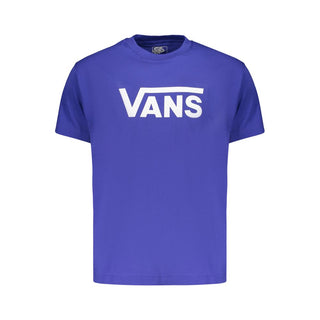 Blue Cotton Men's T-Shirt