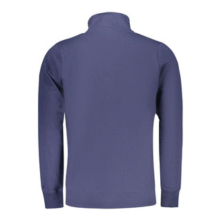 Sudadera azul de algodón para hombre