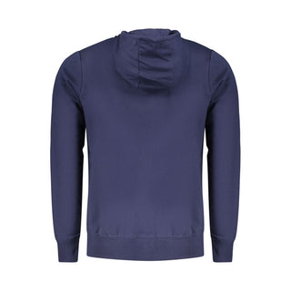 Blue Cotton Men's Hoodie