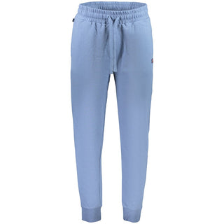 Blu Cotton Mens Trousers