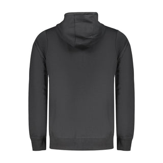 Black Cotton Men's Sweatshirt