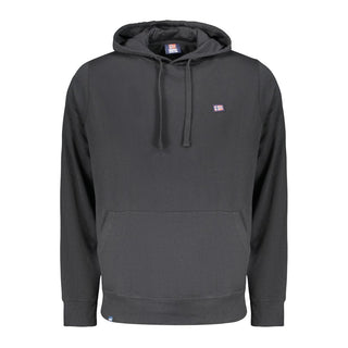 Schwarzes Baumwoll-Sweatshirt für Herren