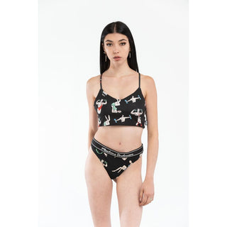 Black Cotton Pantie