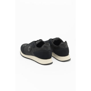 Red Nylon Low Top Sneakers