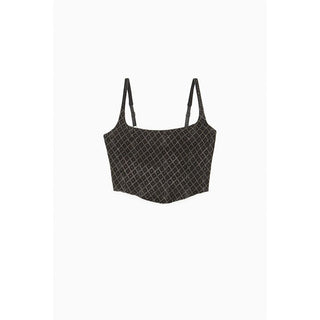 Zweifarbige Tanktops aus Baumwolle