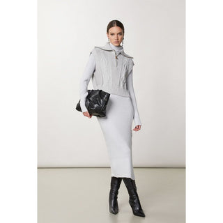 Weißes Freizeitkleid aus Viskose