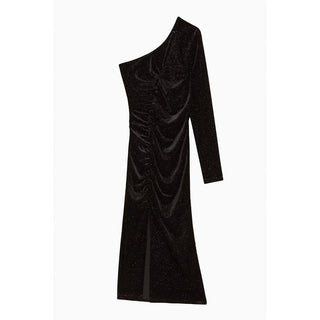 Bicolor-Polyester-Cocktailkleid
