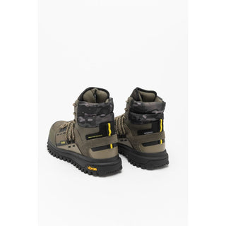 Botines verdes de cuero