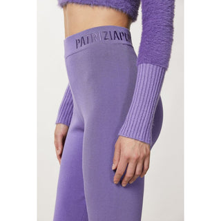 Purple Lyocell Leggings
