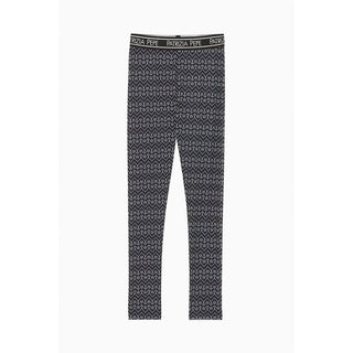 Schwarze Leggings aus Polyester