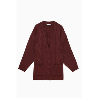 Lila Marabou-Cardigan