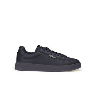 Zapatillas bajas de cuero azul