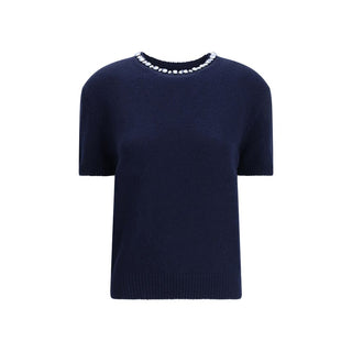 Blue Wool Sweatshirt