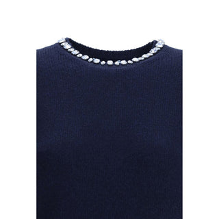 Blue Wool Sweatshirt