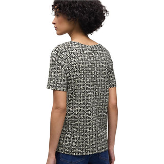 Schwarzes Modal-T-Shirt