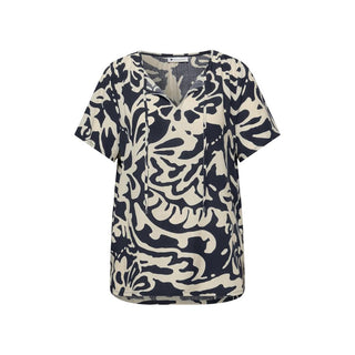 Blue Viscose Blouse