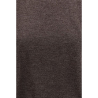 Camiseta de cachemira marrón
