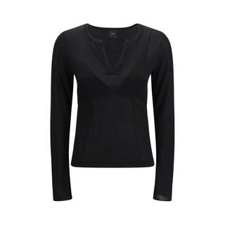 Sudadera negra de viscosa