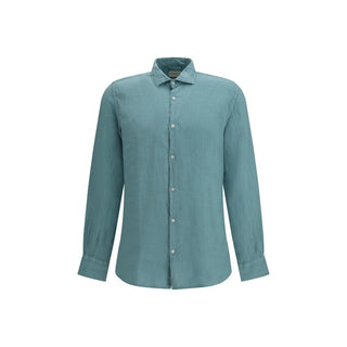 Camisa bicolor de lino