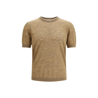 Beige Linen Shortsleeve Shirt