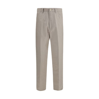 Beige Baumwollhosen