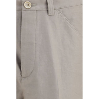 Beige Baumwollhosen