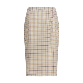 Multicolor Cotton Midi Skirt