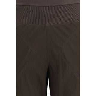 Braune Freizeithose aus Seide
