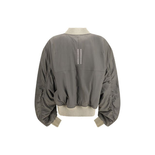 Beige Lamb Ovis Aries Bomber