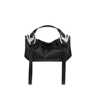 Black Calf Leather Bos Taurus Handbag